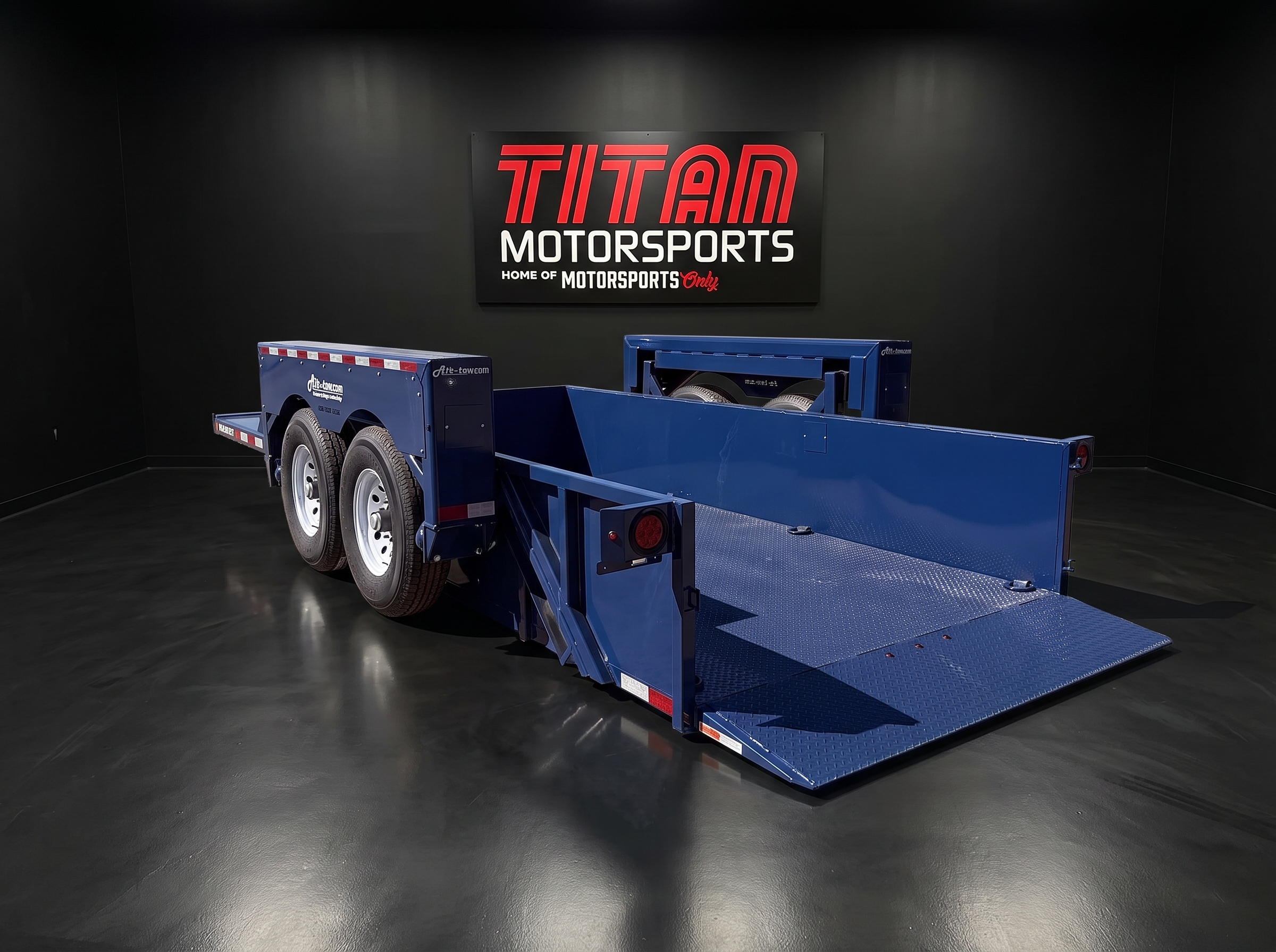 Air-Tow 14' Ground Level Loading Trailer