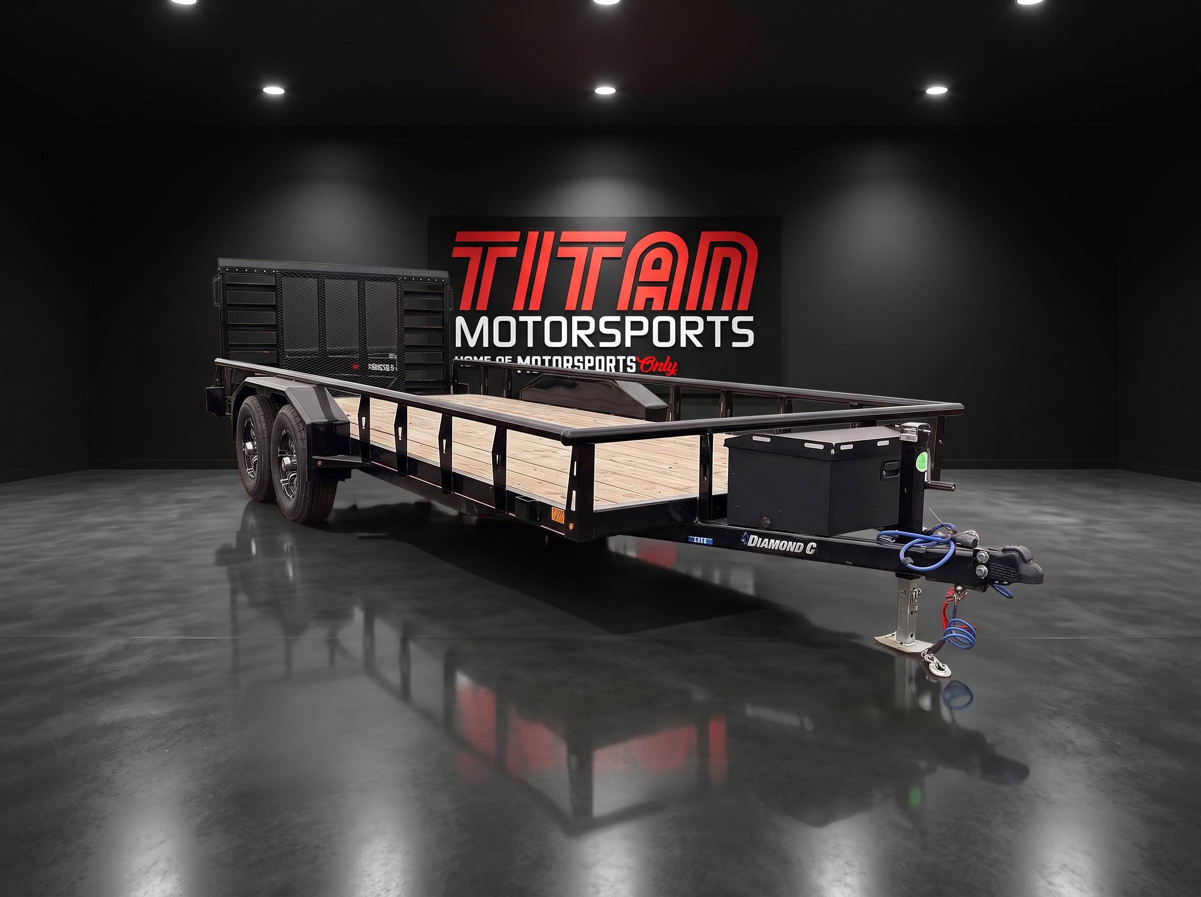 Diamond C 18' Texas Utility Tandem Axle Trailer