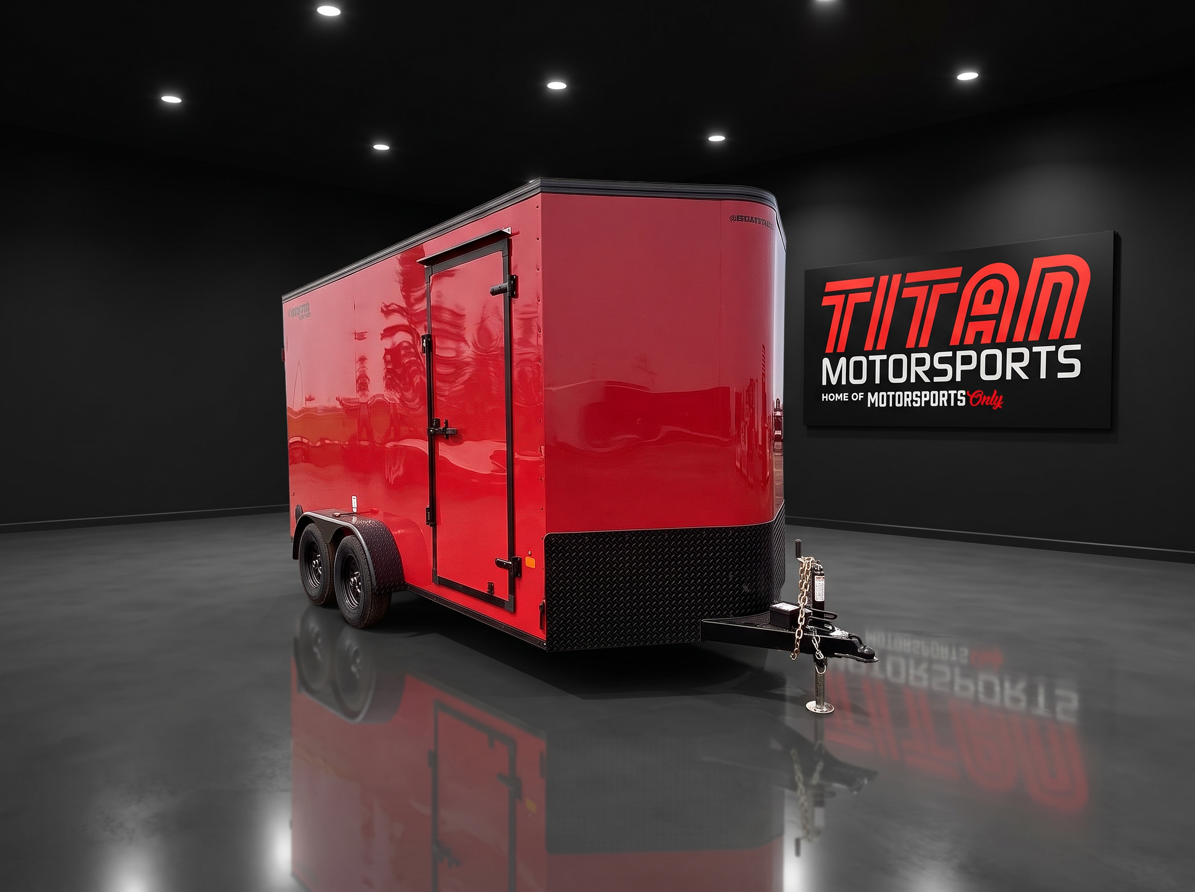 Royal 7' x 16' Enclosed Cargo with Blackout Package